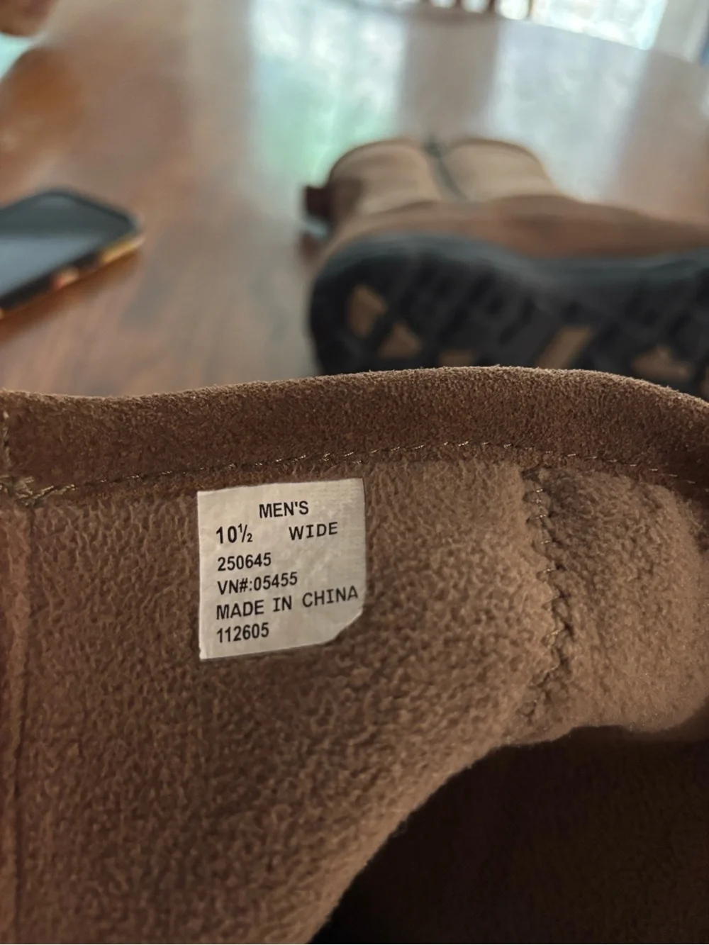 L.L. Bean Tan Suede Zip-Up Men's Boots